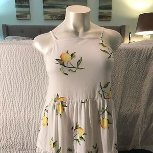 Tiered lemon sundress